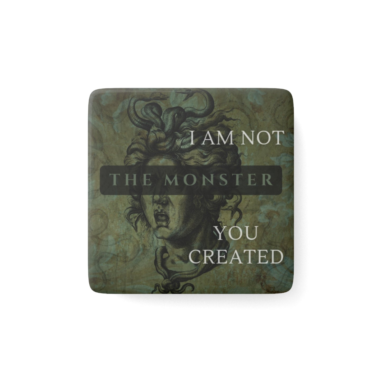Gorgon Porcelain Magnet