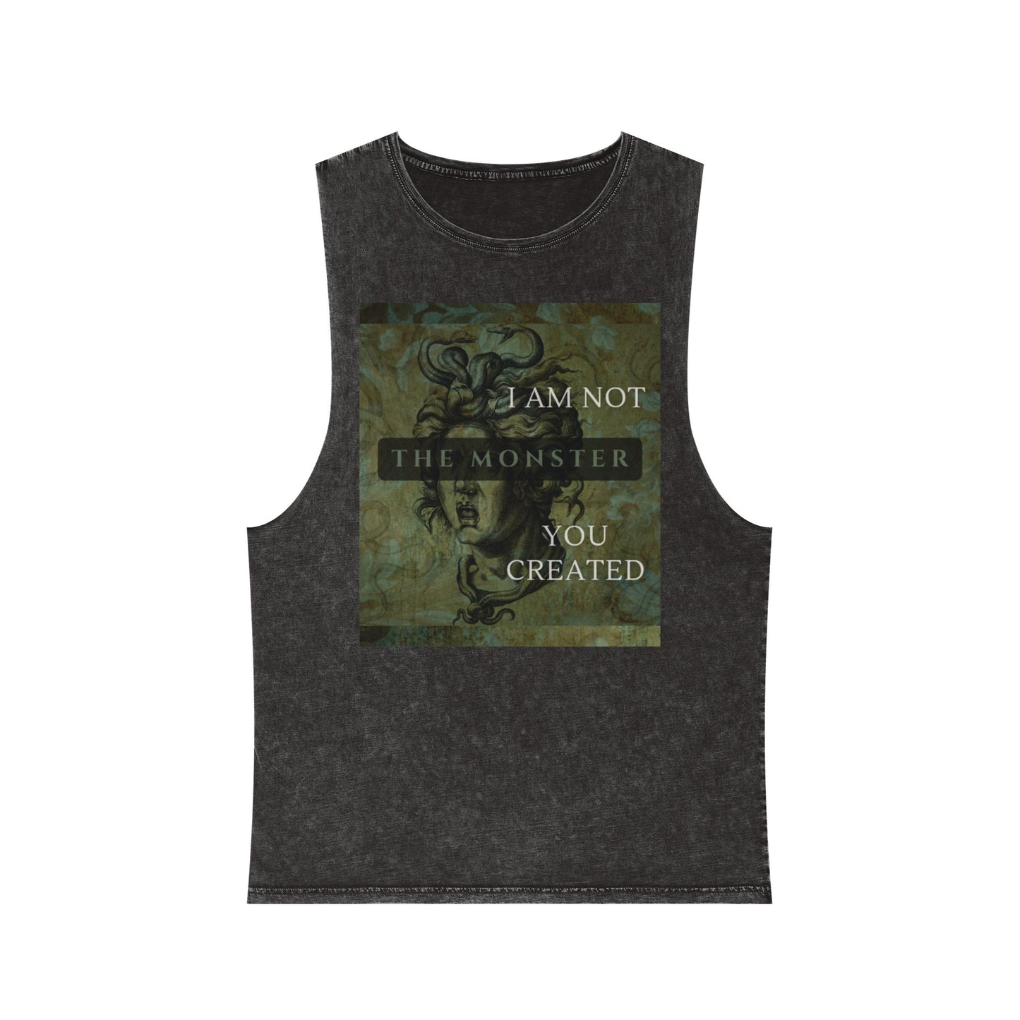Unisex Stonewash Gorgon Tank Top