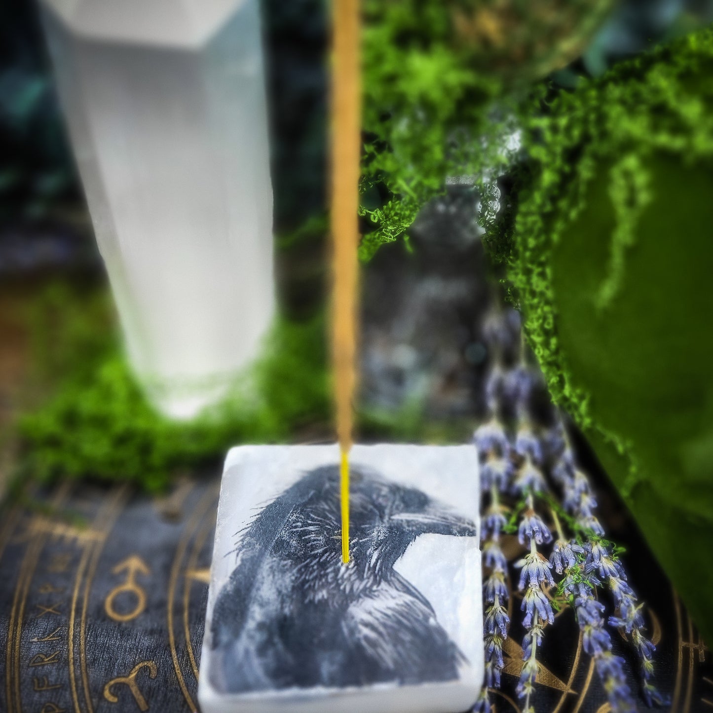 Raven Quartz- Incense Burner