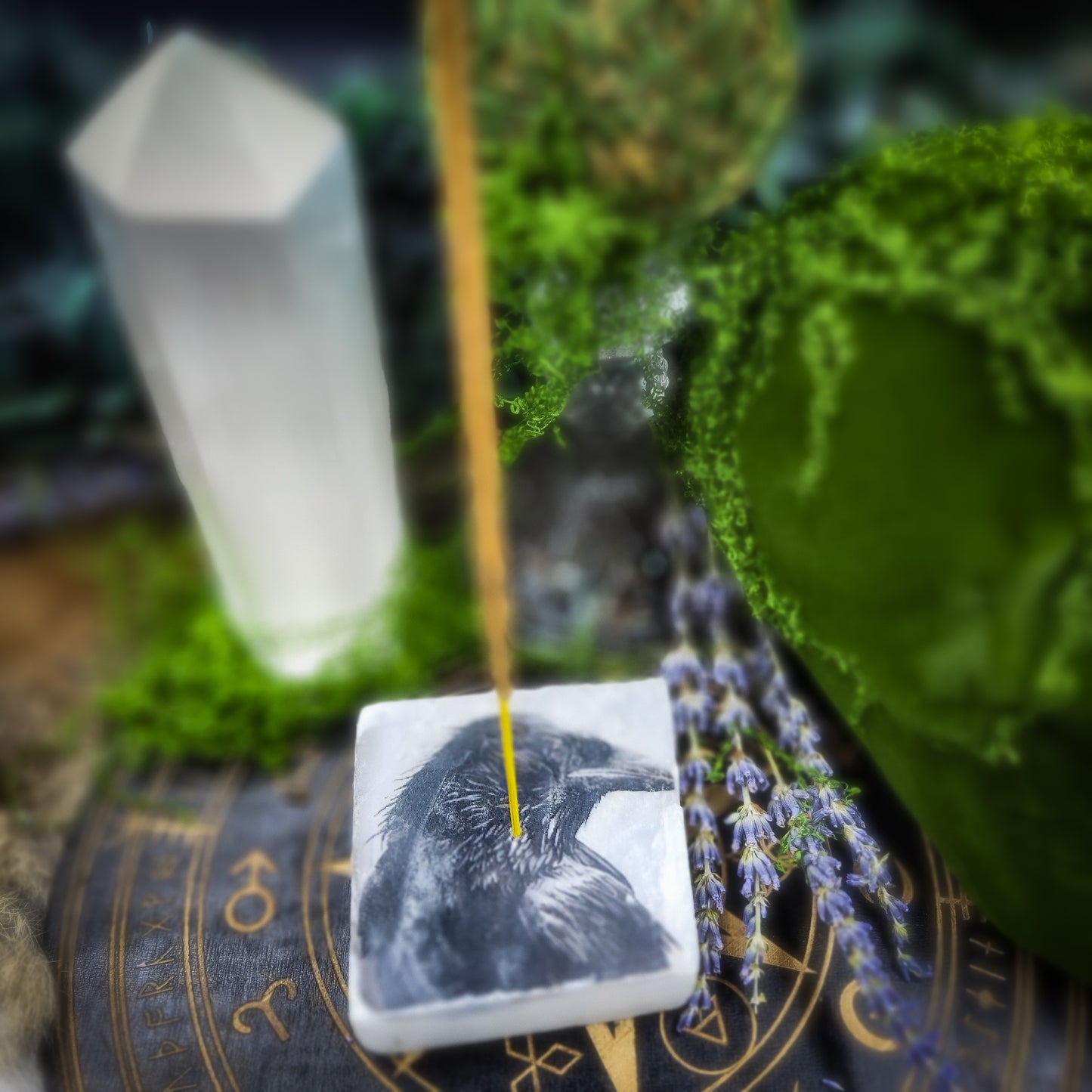 Raven Quartz- Incense Burner