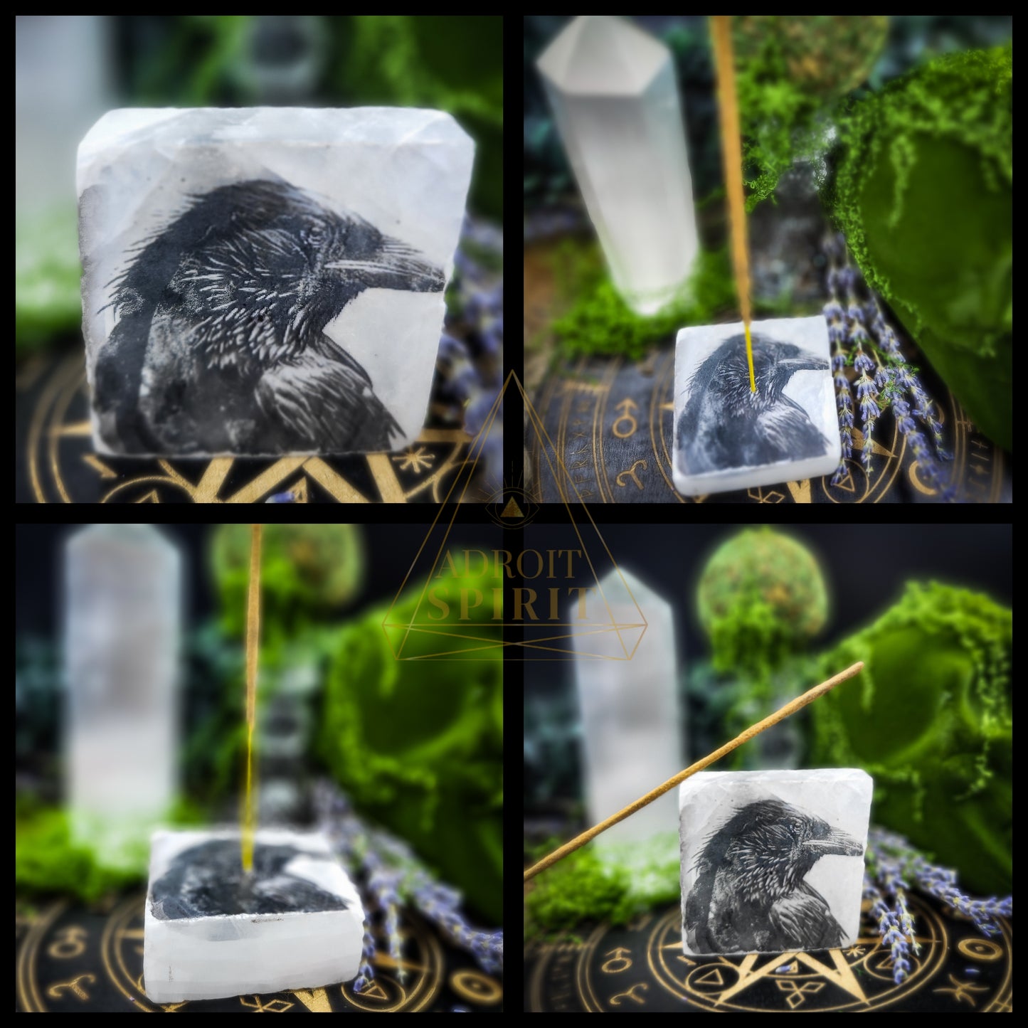 Raven Quartz- Incense Burner