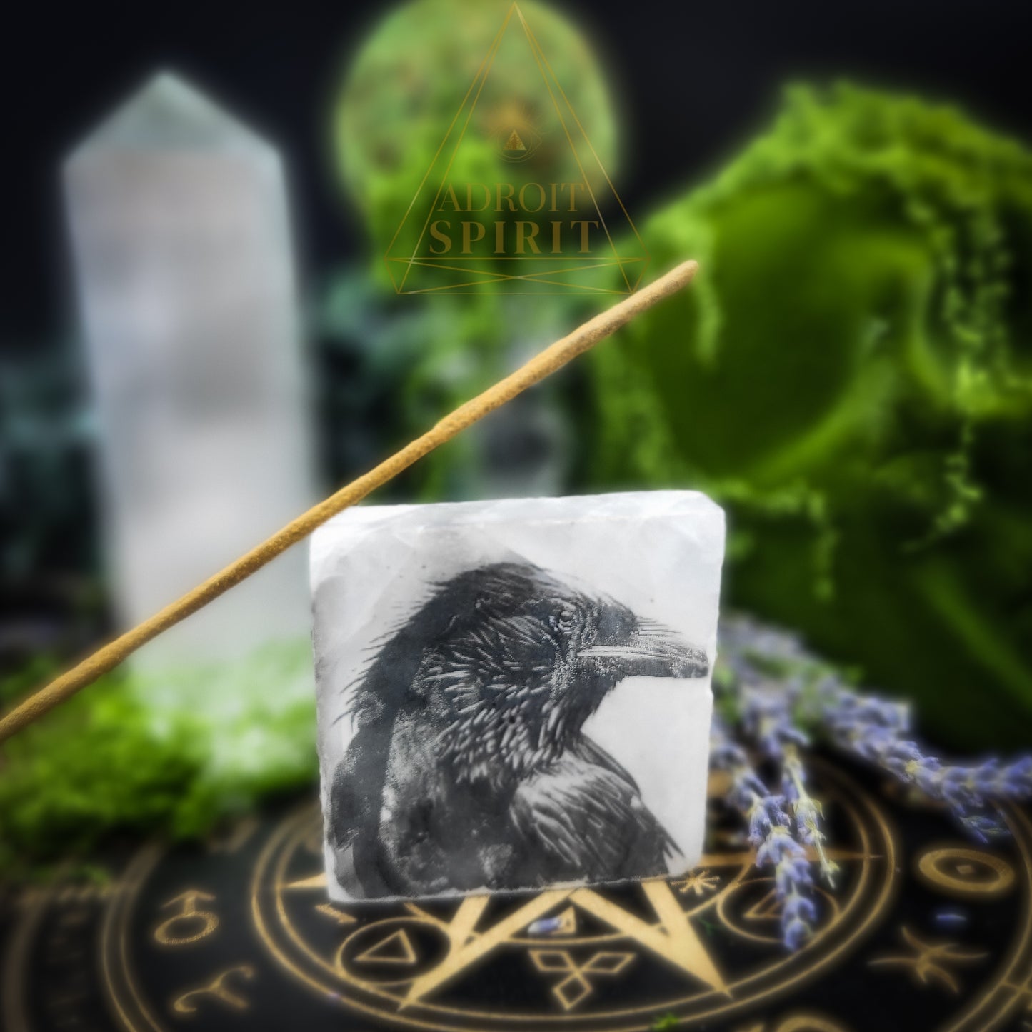 Raven Quartz- Incense Burner