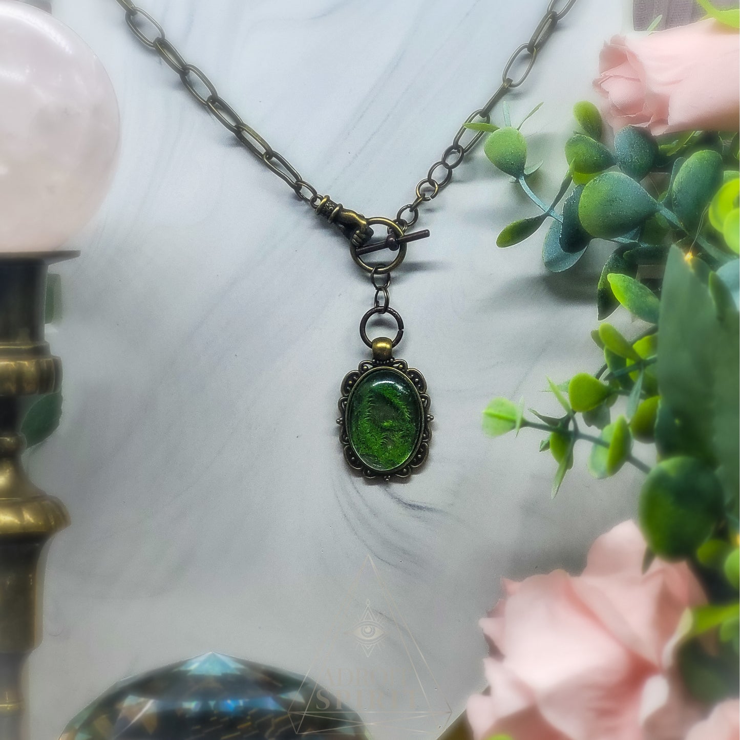 Necklace- Antique Bronze Pendant