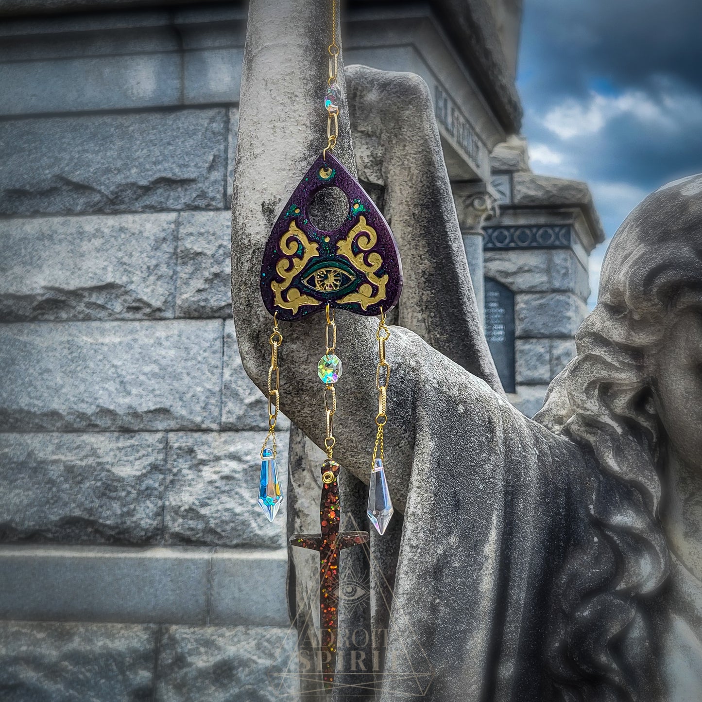 FOUR OF SWORDS - Suncatcher