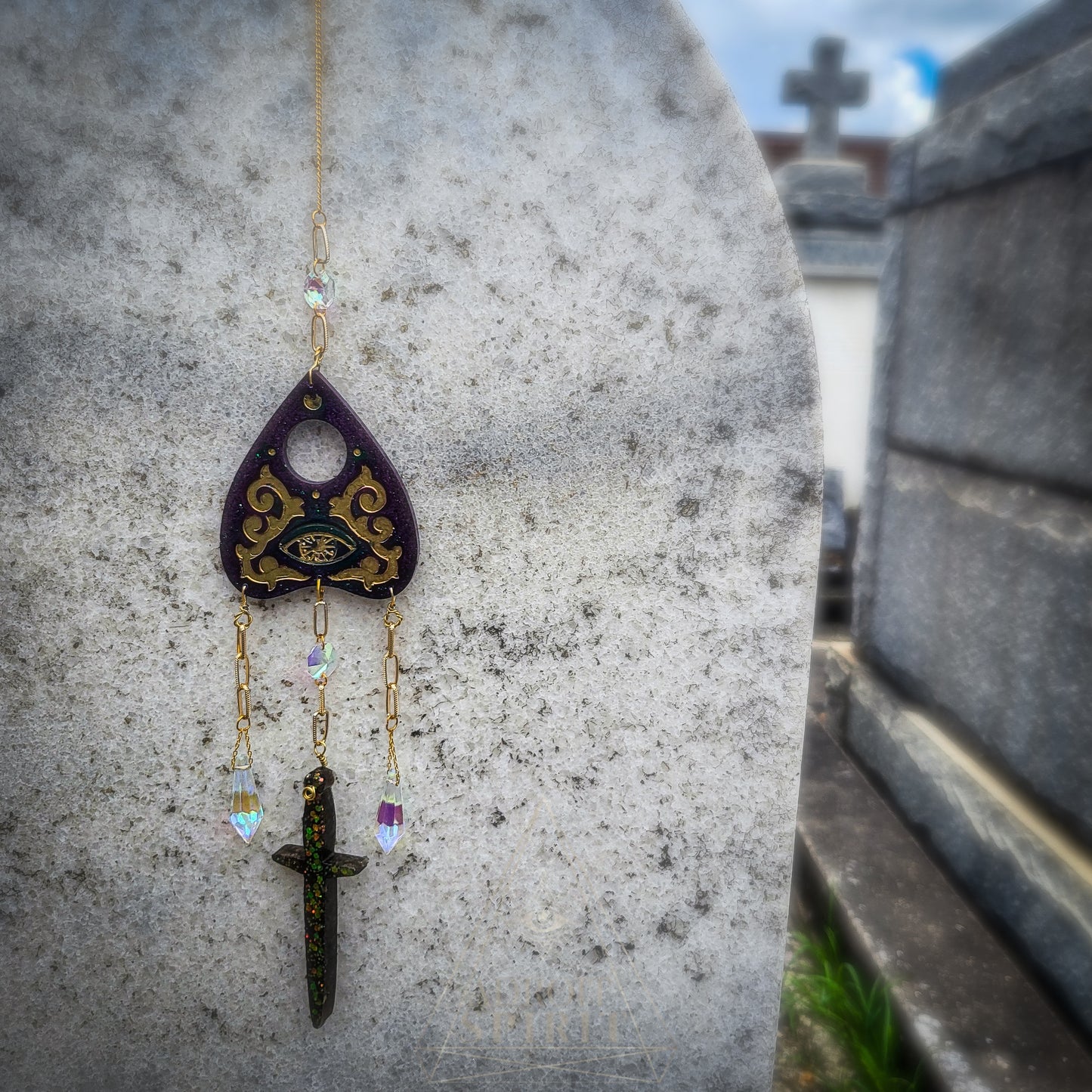 FOUR OF SWORDS - Suncatcher