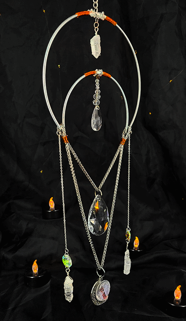 EIGHT OF SWORDS Suncatcher