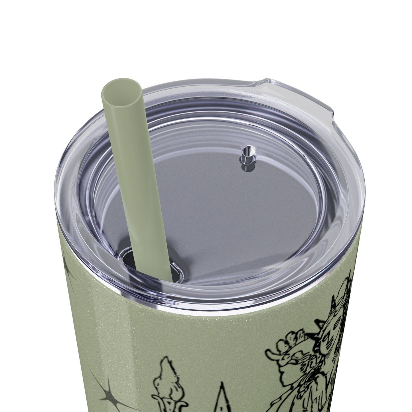 Hecate Skinny Tumbler with Straw