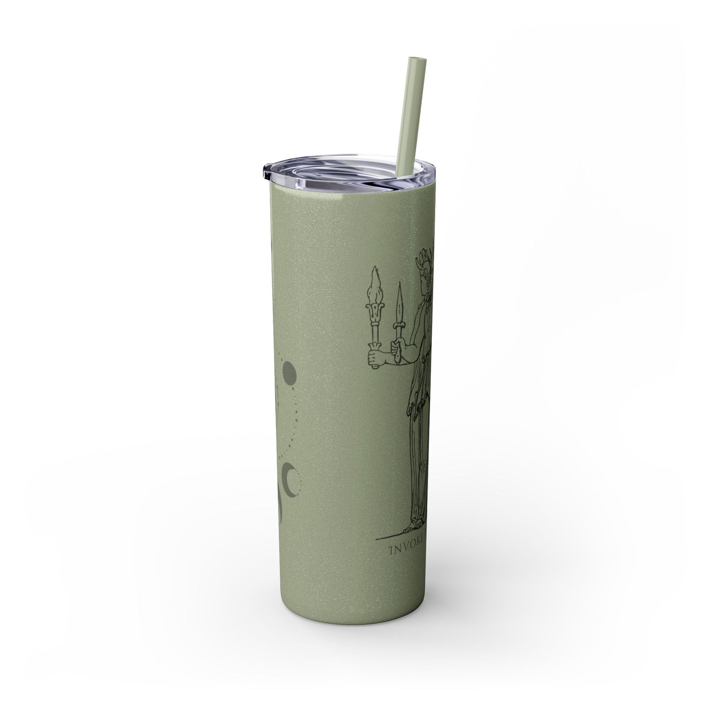 Hecate Skinny Tumbler with Straw
