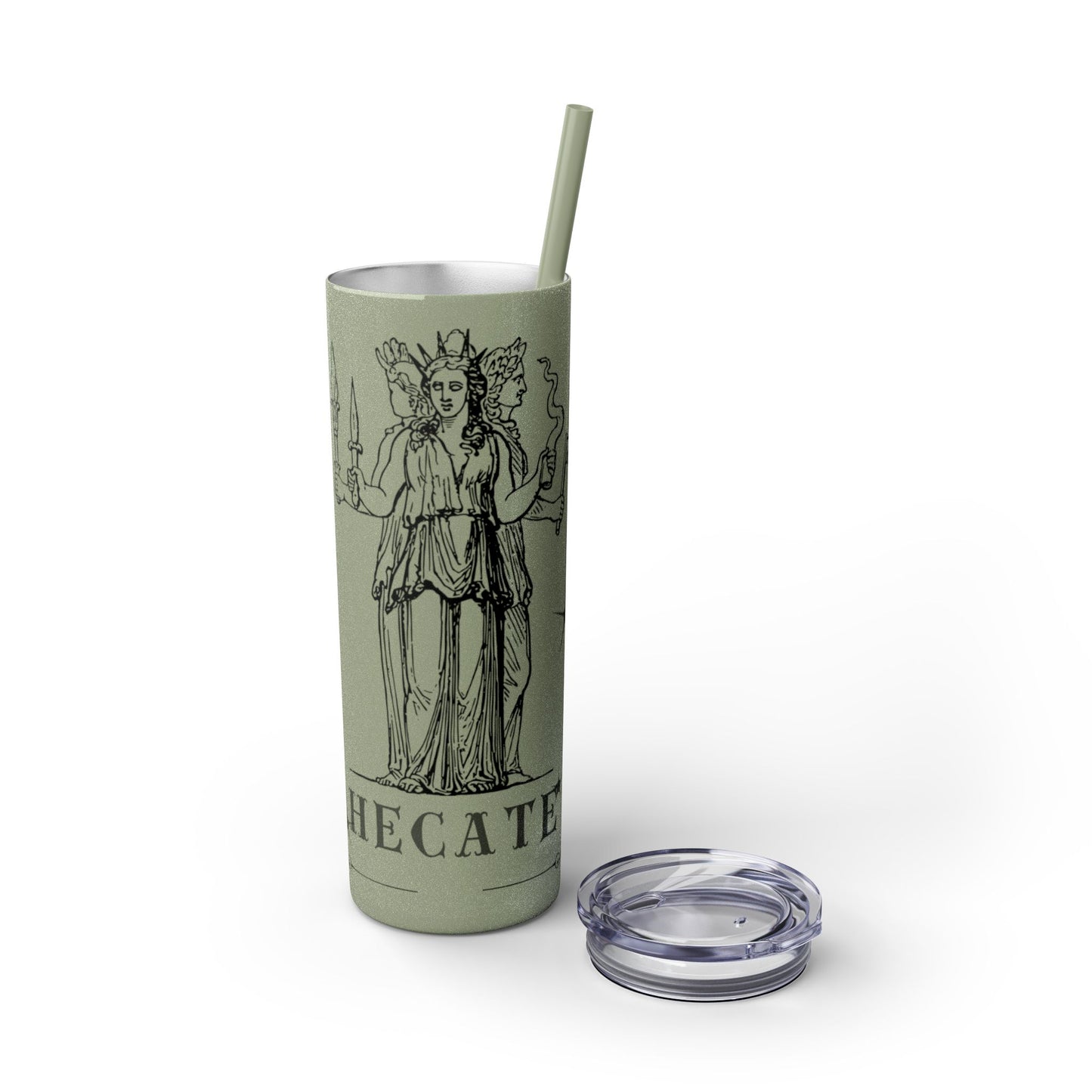 Hecate Skinny Tumbler with Straw