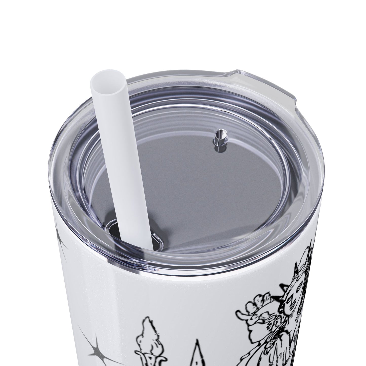 Hecate Skinny Tumbler with Straw