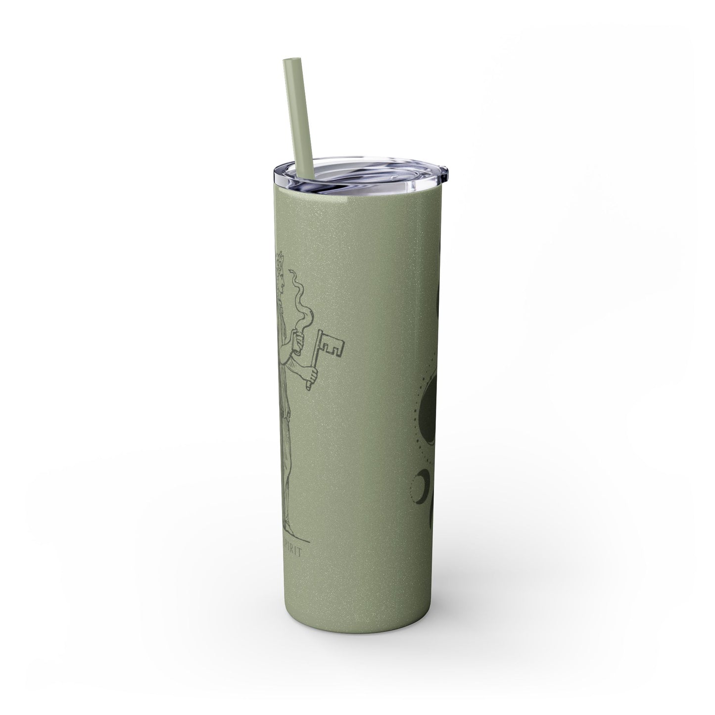 Hecate Skinny Tumbler with Straw