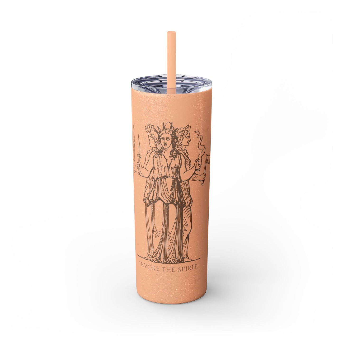 Hecate Skinny Tumbler with Straw