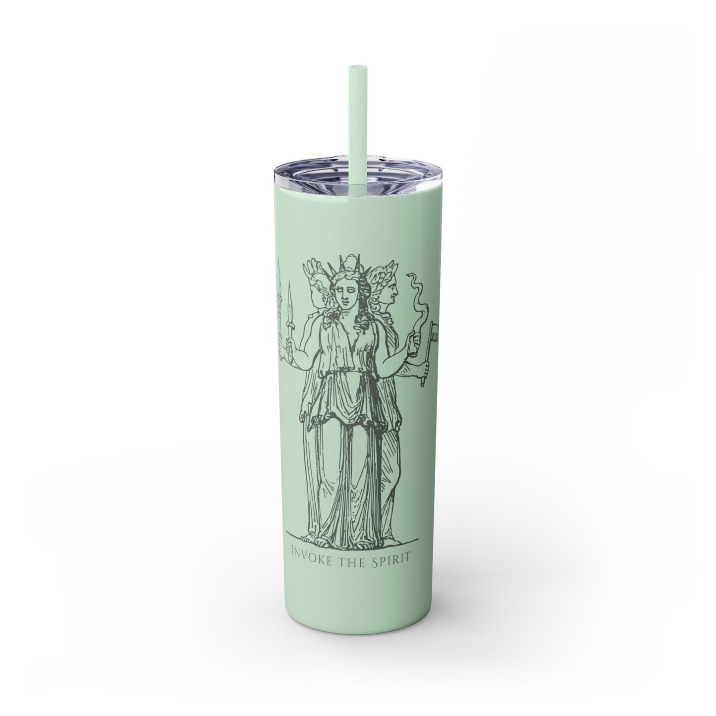 Hecate Skinny Tumbler with Straw