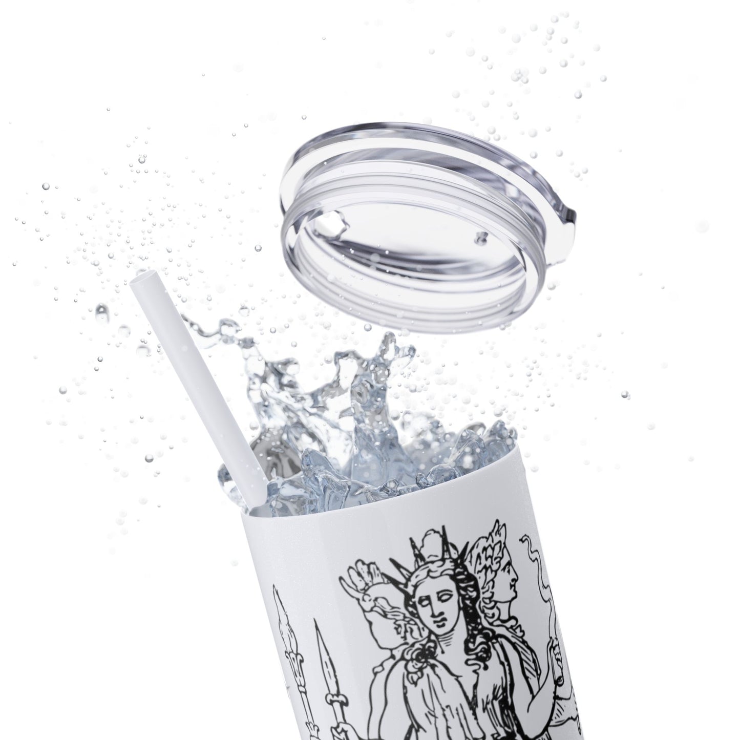 Hecate Skinny Tumbler with Straw