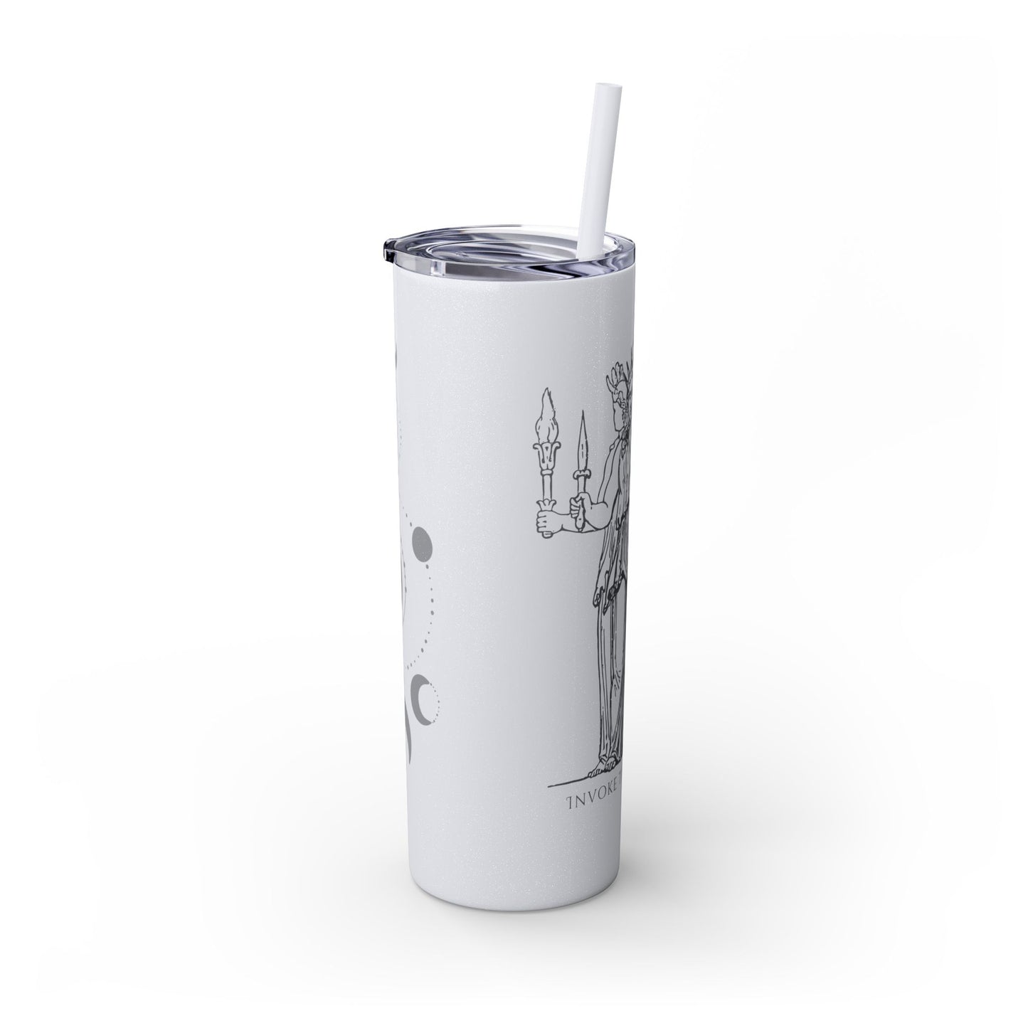 Hecate Skinny Tumbler with Straw