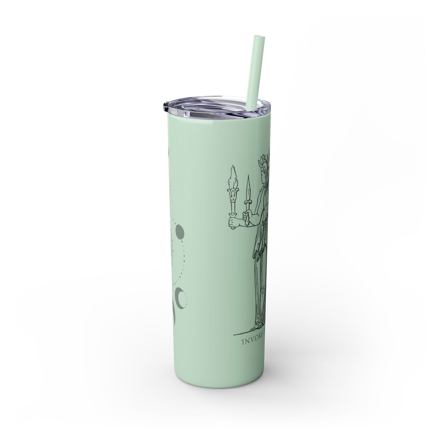 Hecate Skinny Tumbler with Straw