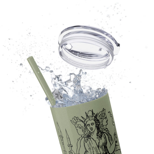 Hecate Skinny Tumbler with Straw