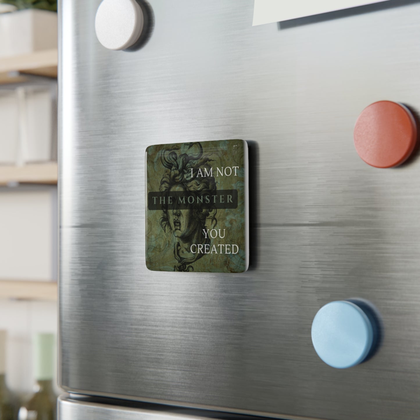 Gorgon Porcelain Magnet