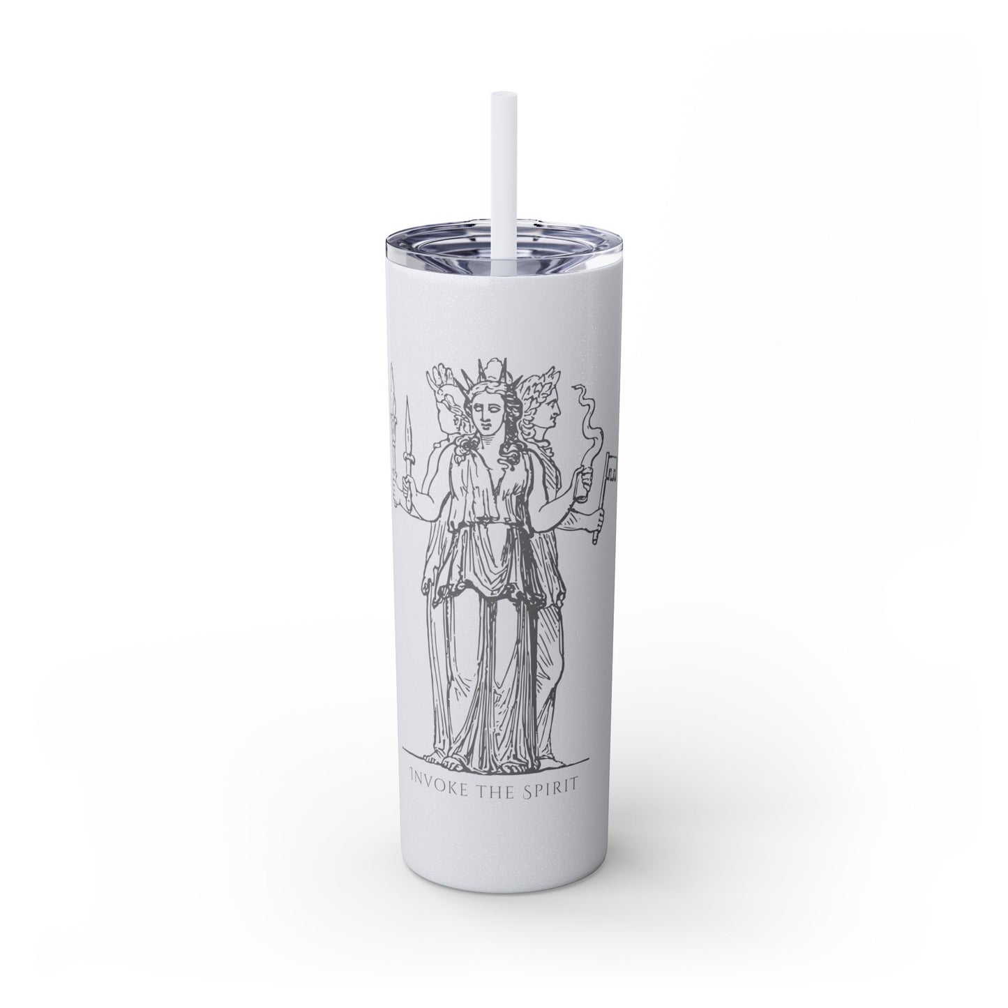 Hecate Skinny Tumbler with Straw
