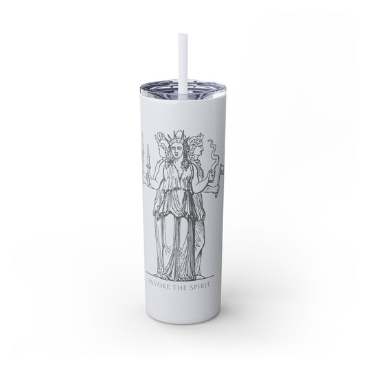 Hecate Skinny Tumbler with Straw