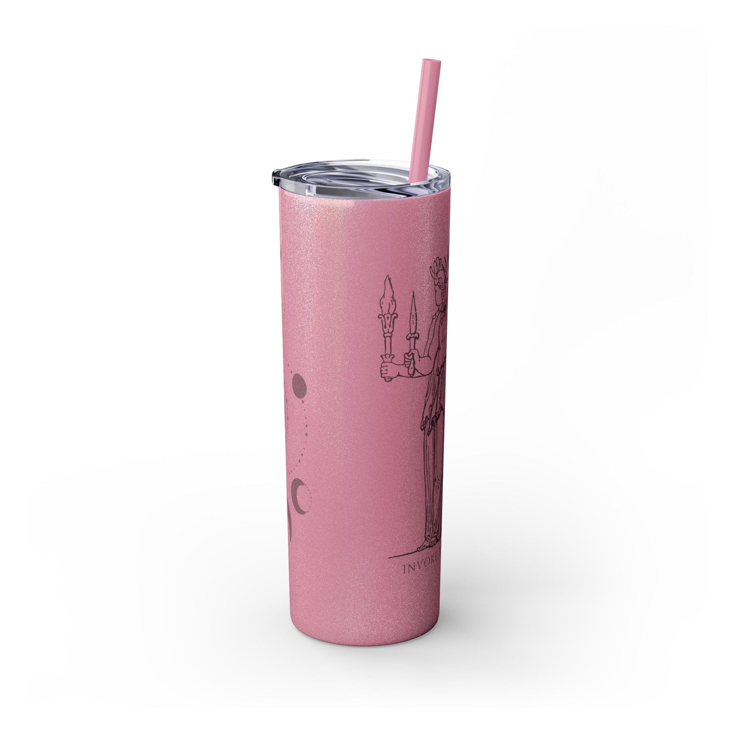 Hecate Skinny Tumbler with Straw