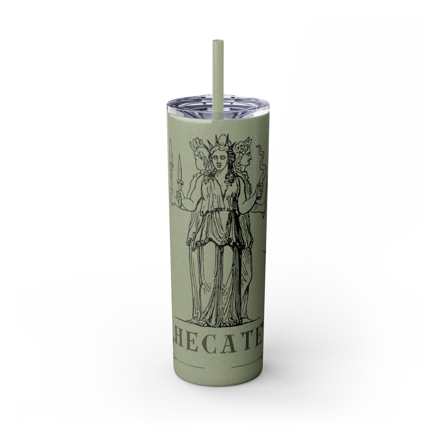 Hecate Skinny Tumbler with Straw