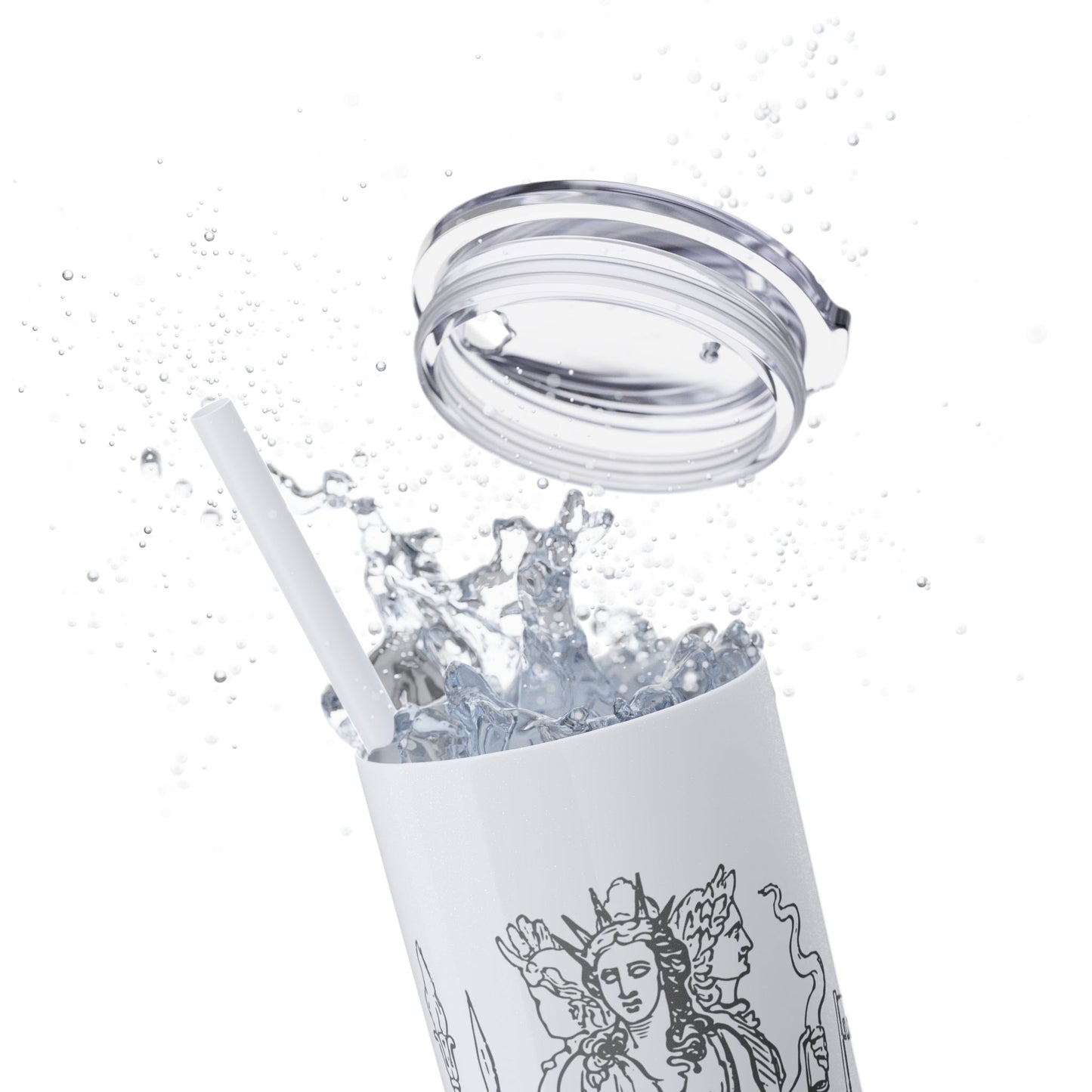 Hecate Skinny Tumbler with Straw