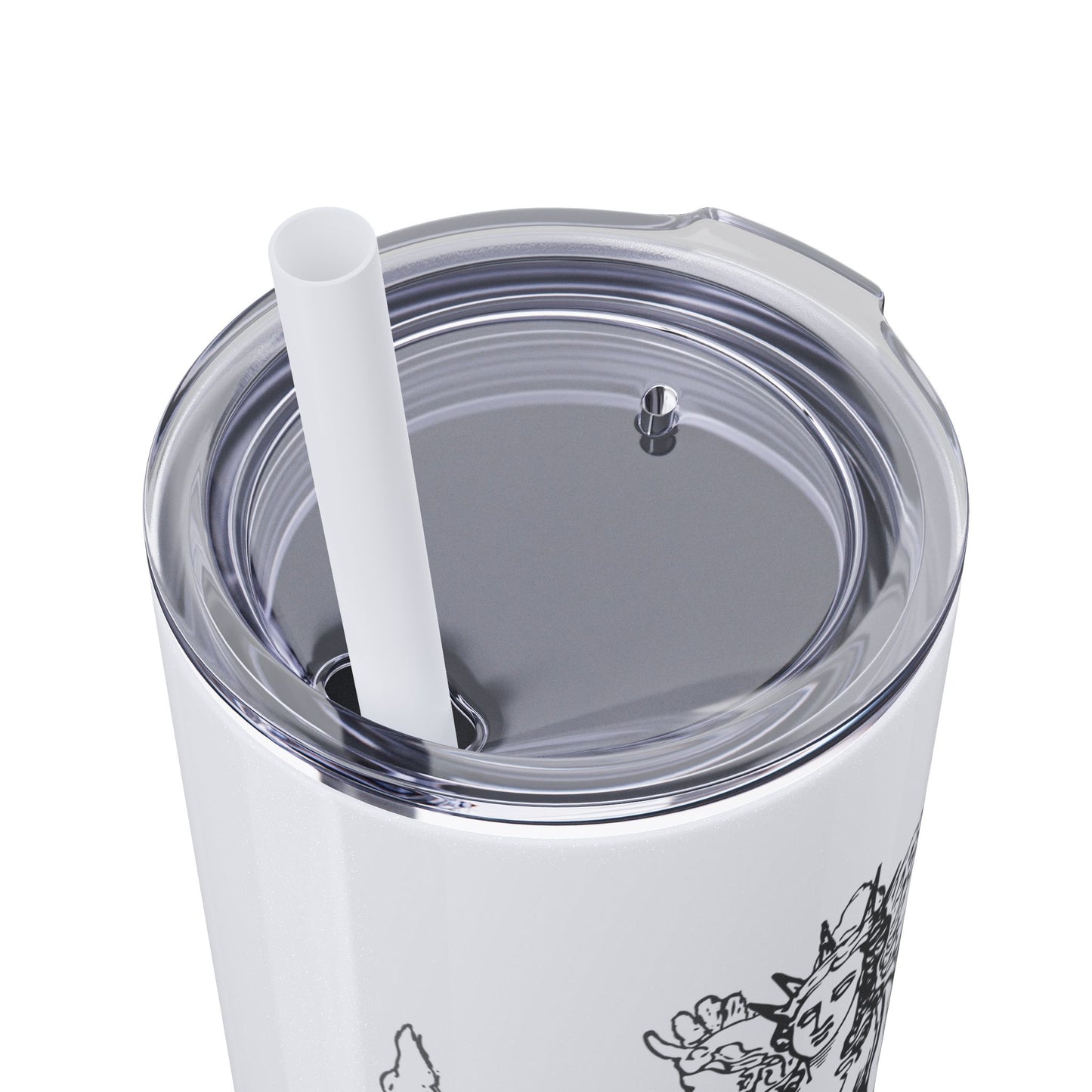 Hecate Skinny Tumbler with Straw