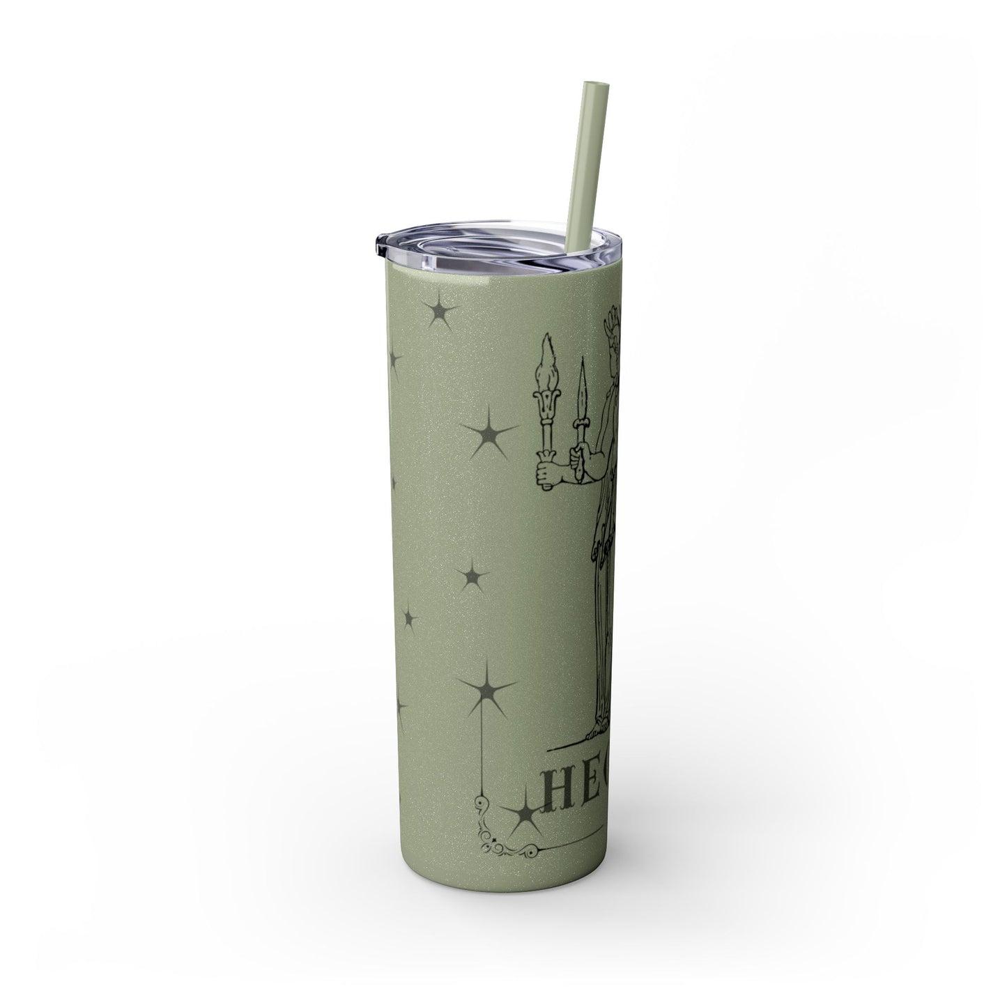 Hecate Skinny Tumbler with Straw