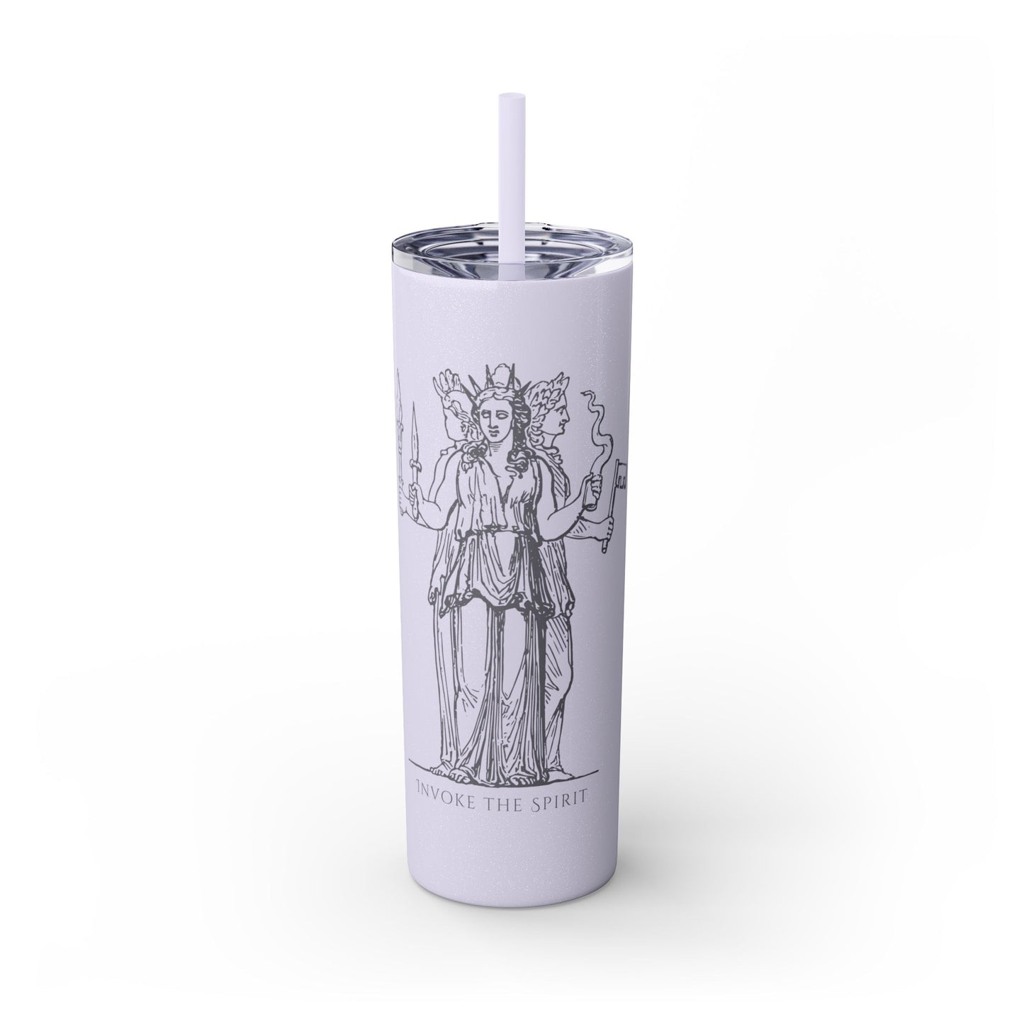 Hecate Skinny Tumbler with Straw
