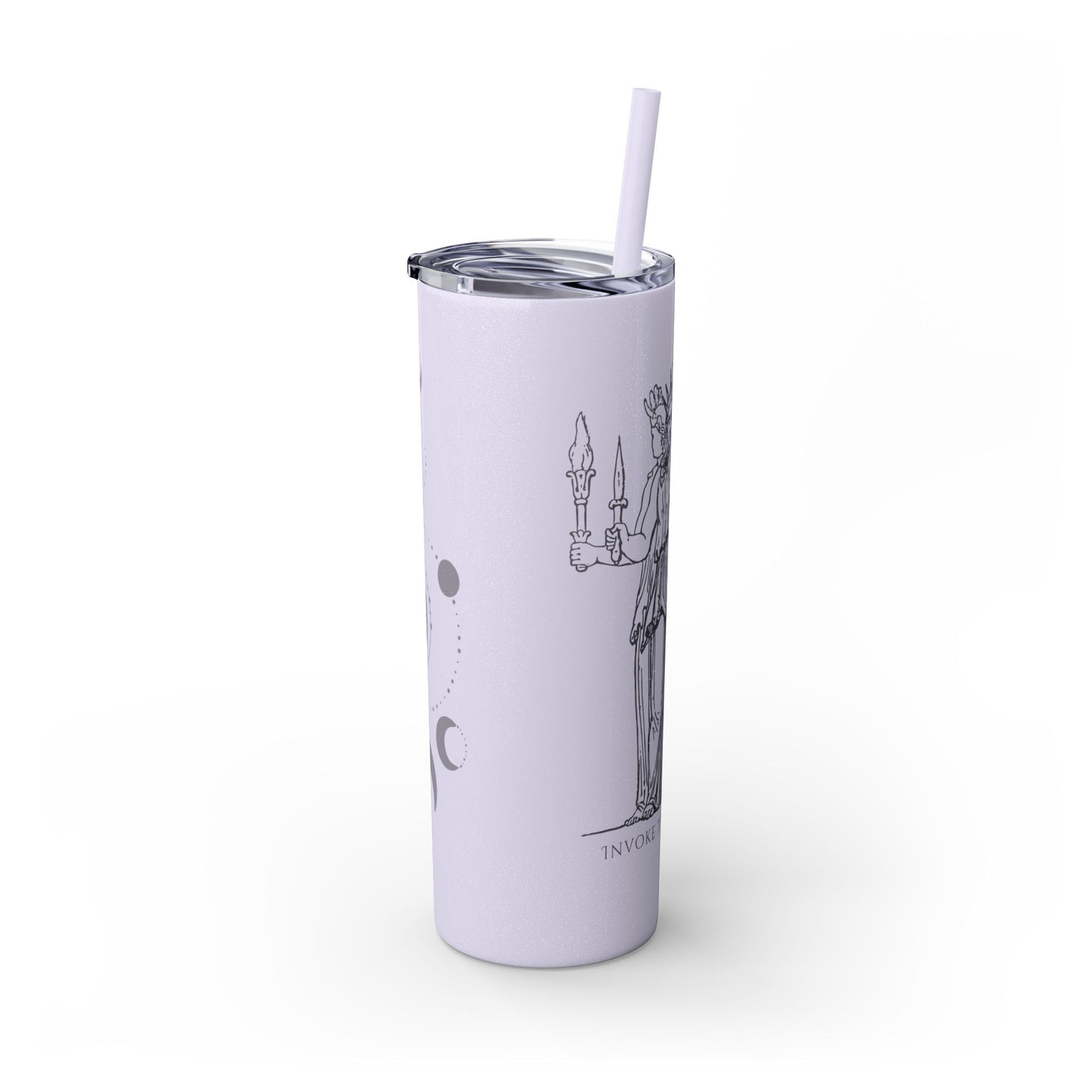 Hecate Skinny Tumbler with Straw