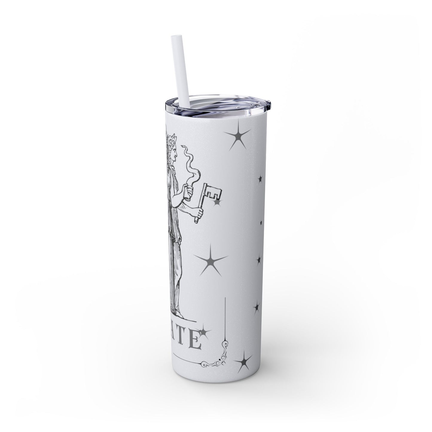 Hecate Skinny Tumbler with Straw