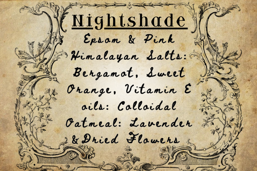 Bath Tea ~ NIGHTSHADE