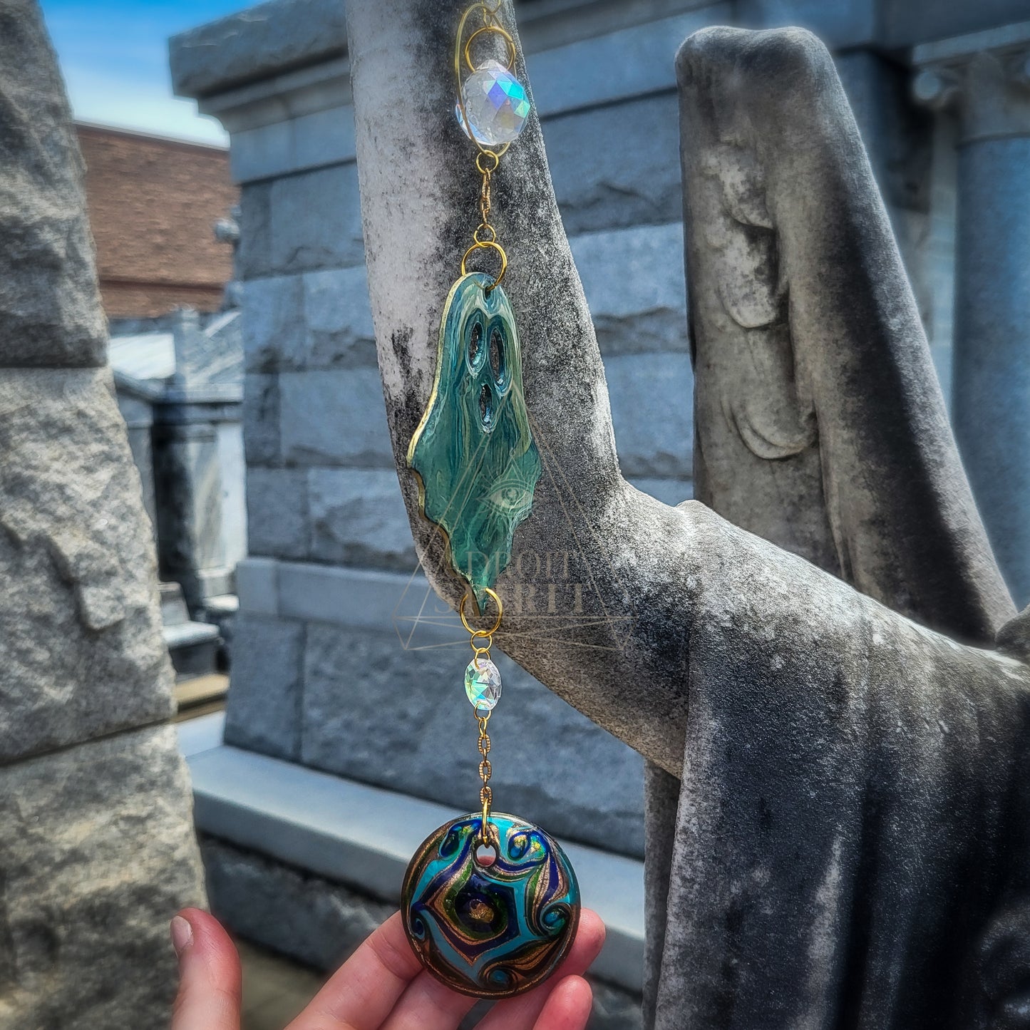 LUCINDA - Spooky Boo Suncatcher