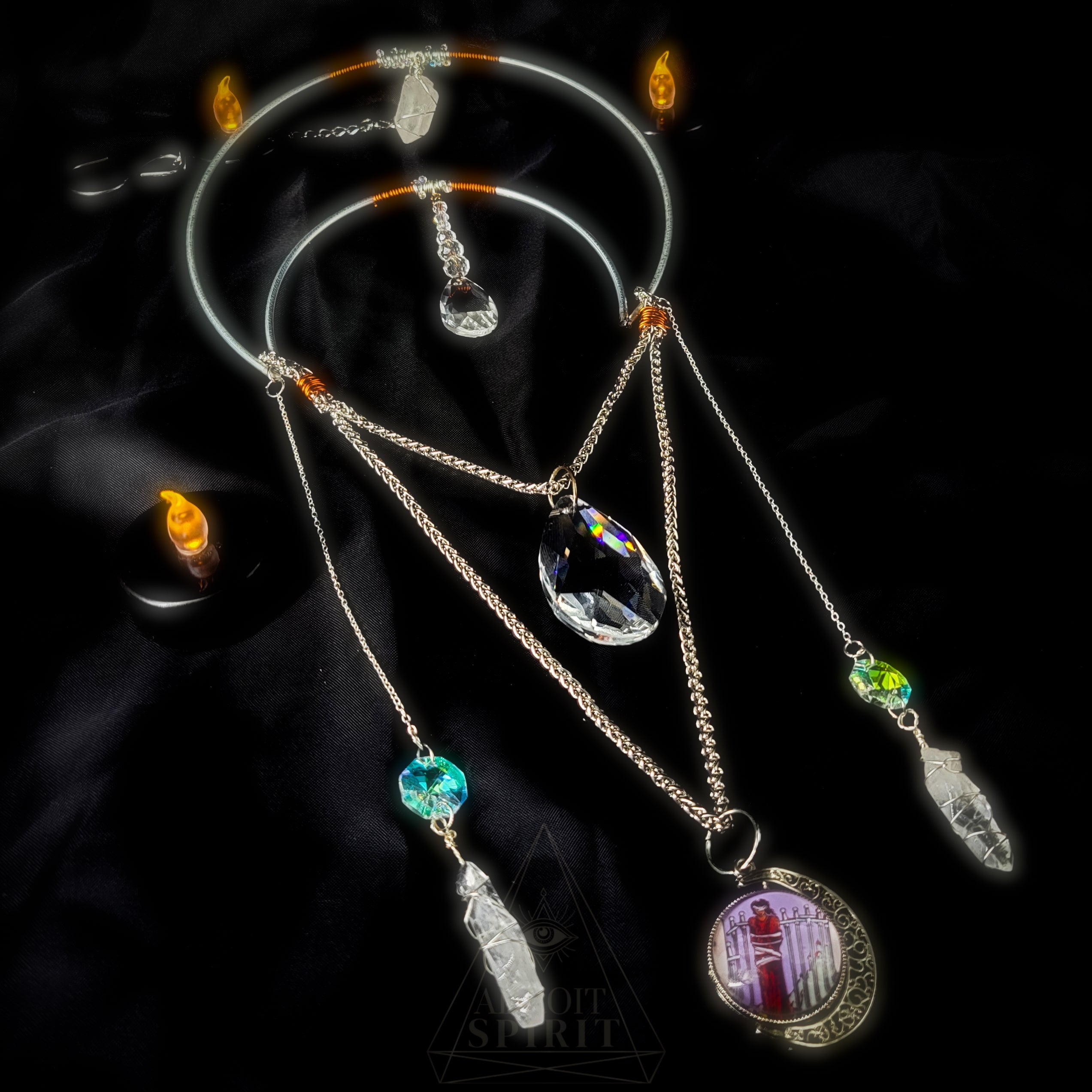 EIGHT OF SWORDS Suncatcher